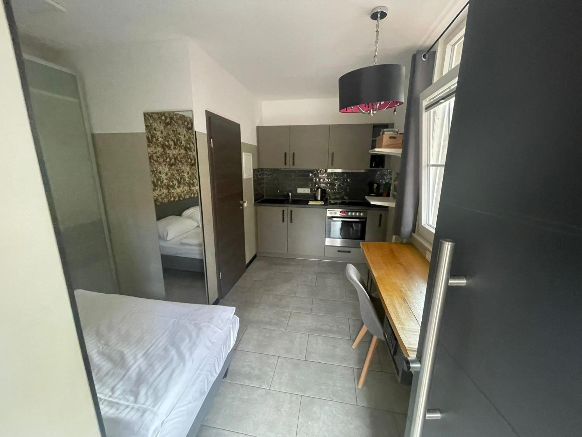 Zentrales Kobytinyhaus City Apartment Herford,Wlan,Parkplatz Kültér fotó